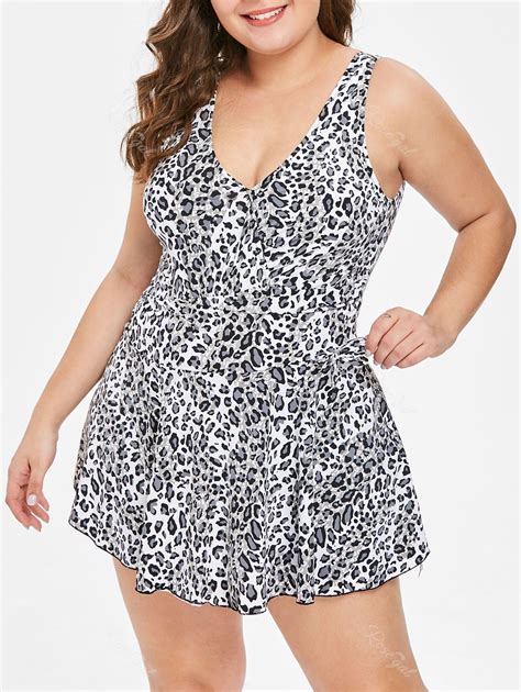 leopard plus size bathing suit|leopard print women bikini.